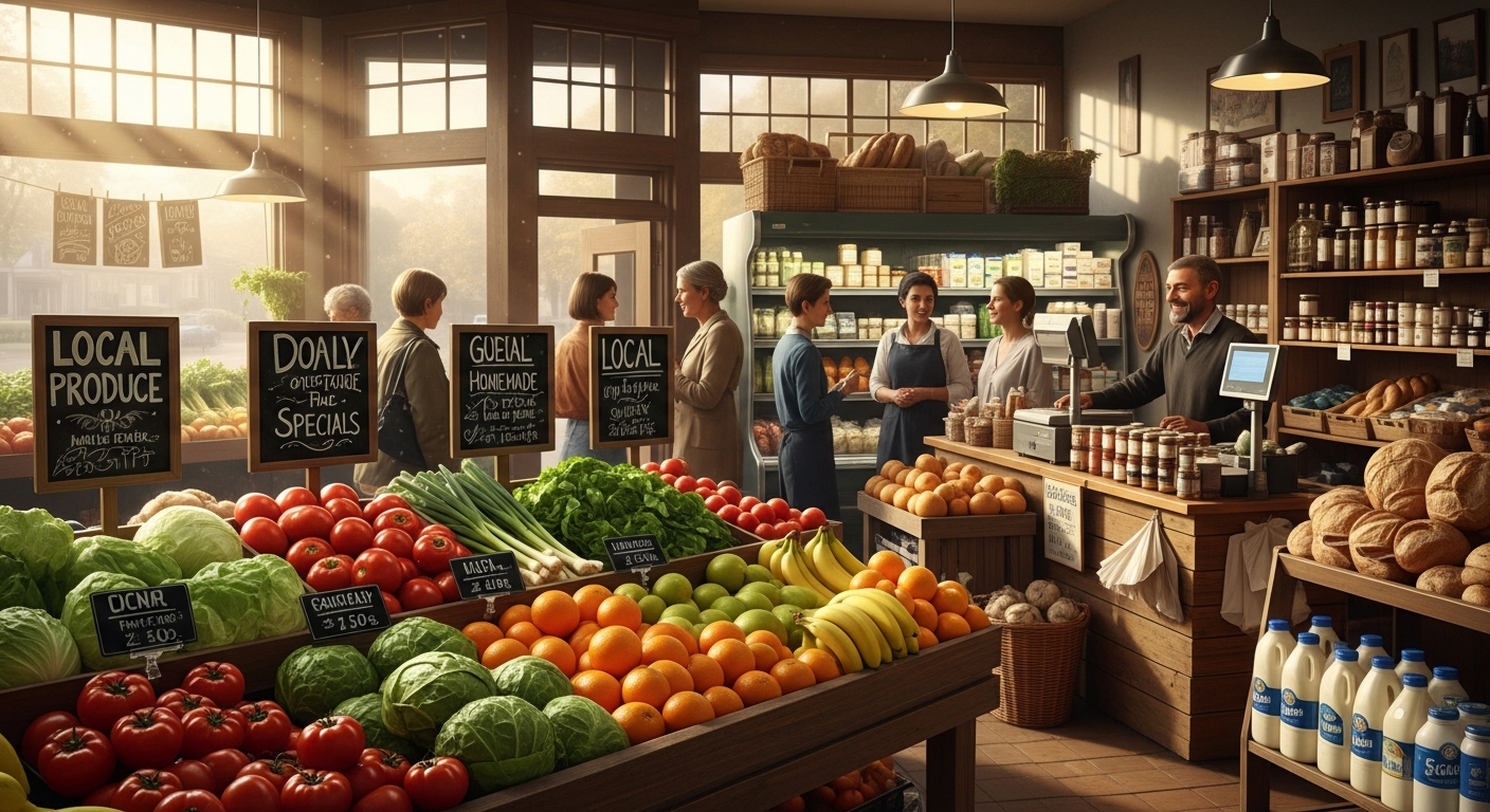 Al-Barakah Fresh Market interior